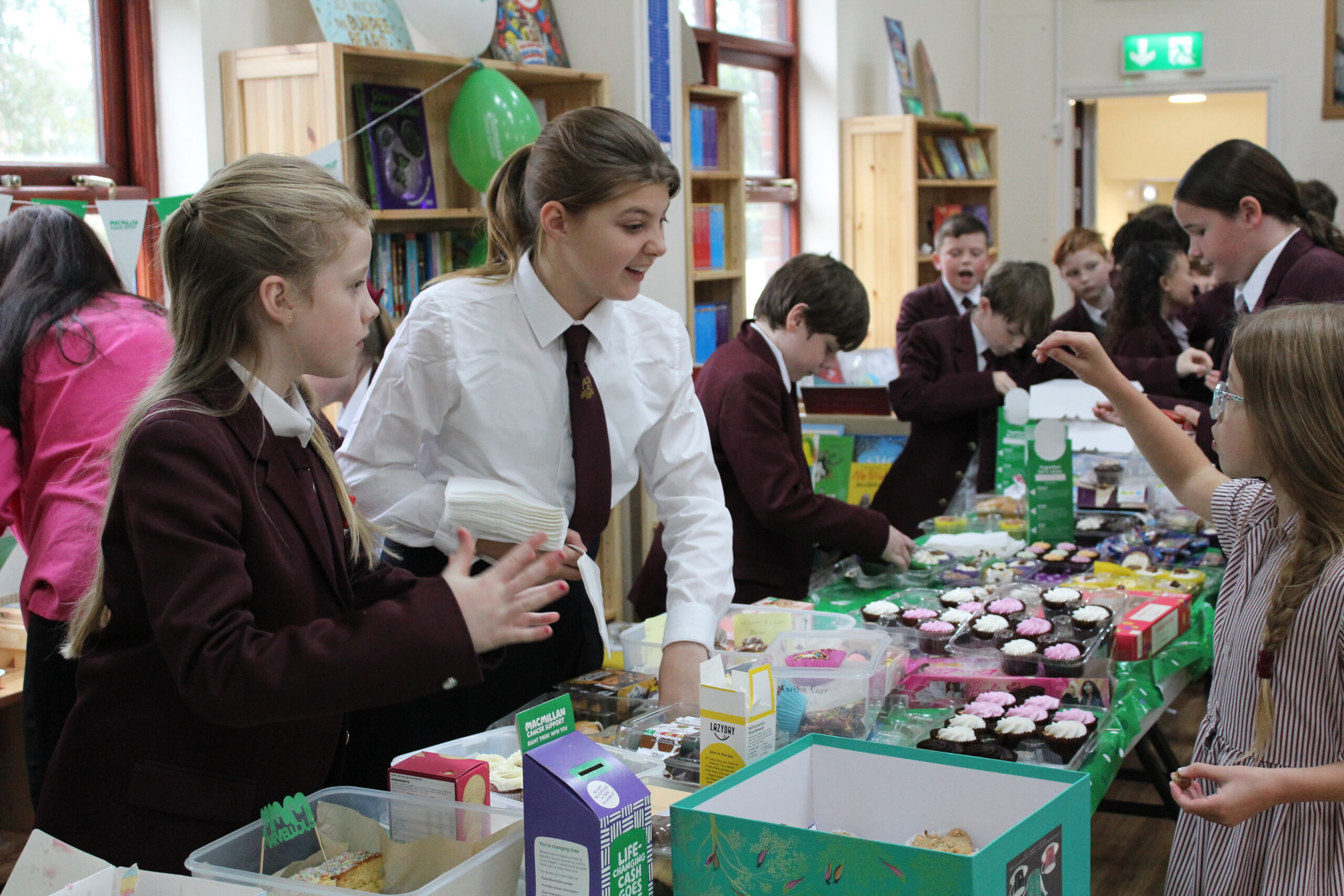 Year 6 Macmillan Coffee Morning